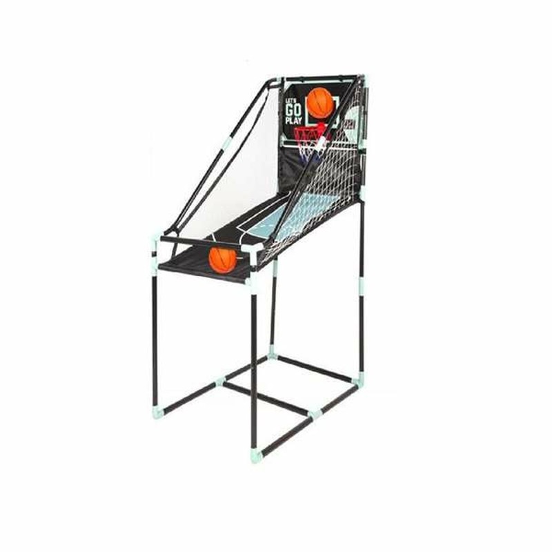Canasta baloncesto infantil Colorbaby con niños jugando en casa