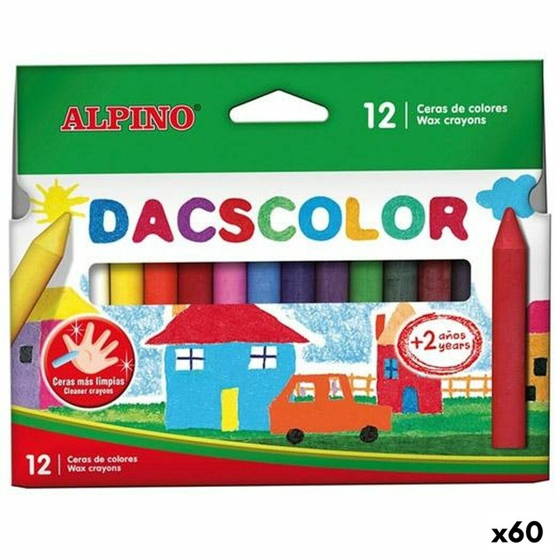 Ceras de colores Alpino Dacscolor para manualidades niños