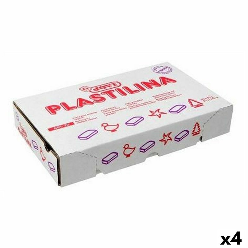 Manualidades niños con plastilina Jovi naranja, ideal para modelar figuras creativas.