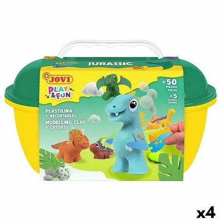Juego de plastilina Jovi PLAY&FUN JURASIC para manualidades niños