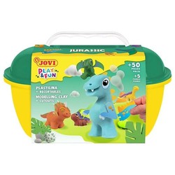 Juego de plastilina Jovi PLAY&FUN JURASIC para manualidades niños 2