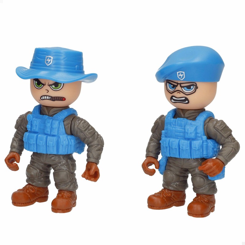 Juego simbólico infantil: figuras de policía para misiones emocionantes