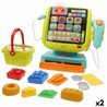 Caja registradora infantil de madera Winfun con accesorios