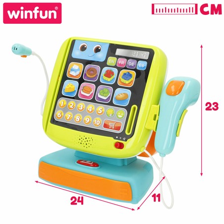 Juego de rol tienda con caja registradora para niños 2 años
