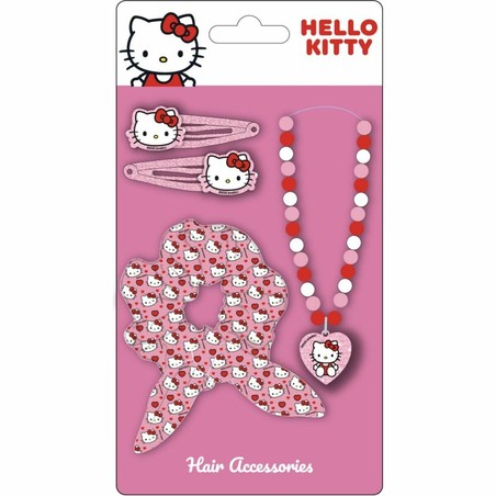 Detalle de accesorios disfraz Hello Kitty para niñas