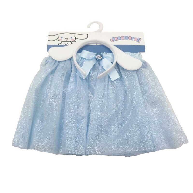 Disfraz de Hello Kitty azul para niños, ideal para fiestas y juegos.