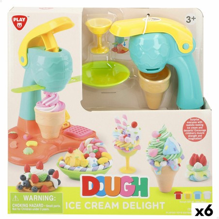 Juego de manualidades niños PlayGo con máquina de helados.
