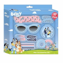 Accesorios pelo Bluey multicolor para niñas, set de 17 piezas 2