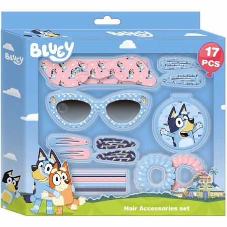 Pinzas y coleteros Bluey, accesorios de cabello para peinados divertidos