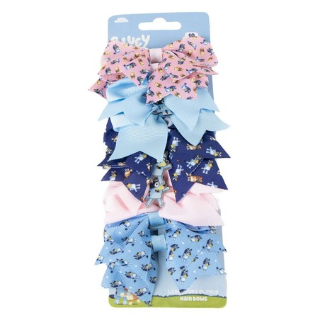 Accesorios pelo Bluey multicolor set 10 piezas para niñas
