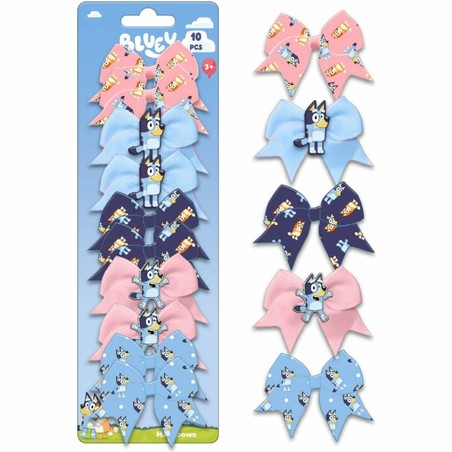 Adornos capilares Bluey para niñas, accesorios de cabello divertidos y seguros