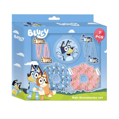 Disfraces niños con accesorios para el pelo Bluey multicolor
