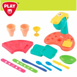 Juego de manualidades niños PlayGo con máquina de helados. 2
