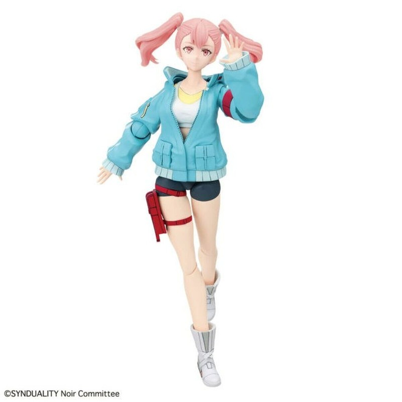 Componentes de figura Bandai montaje antes de ensamblar
