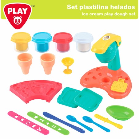 Creaciones de helados y postres con el set dibujo artístico PlayGo.