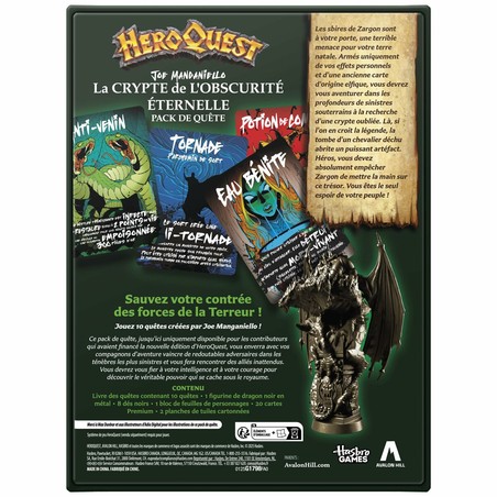 Componentes del juego de mesa de estrategia Hasbro, piezas y cartas en francés