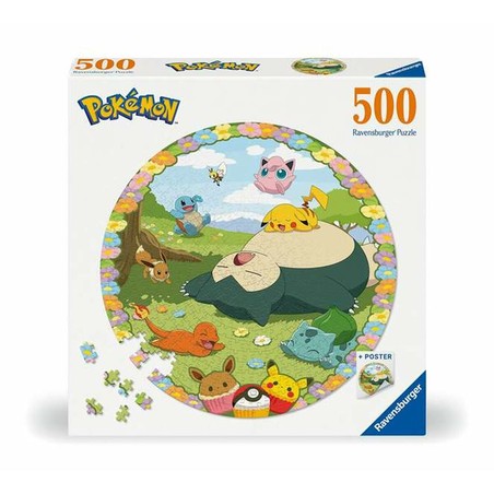 Puzzle Ravensburger Pokémon 500 Piezas - Imagen principal del diseño completo