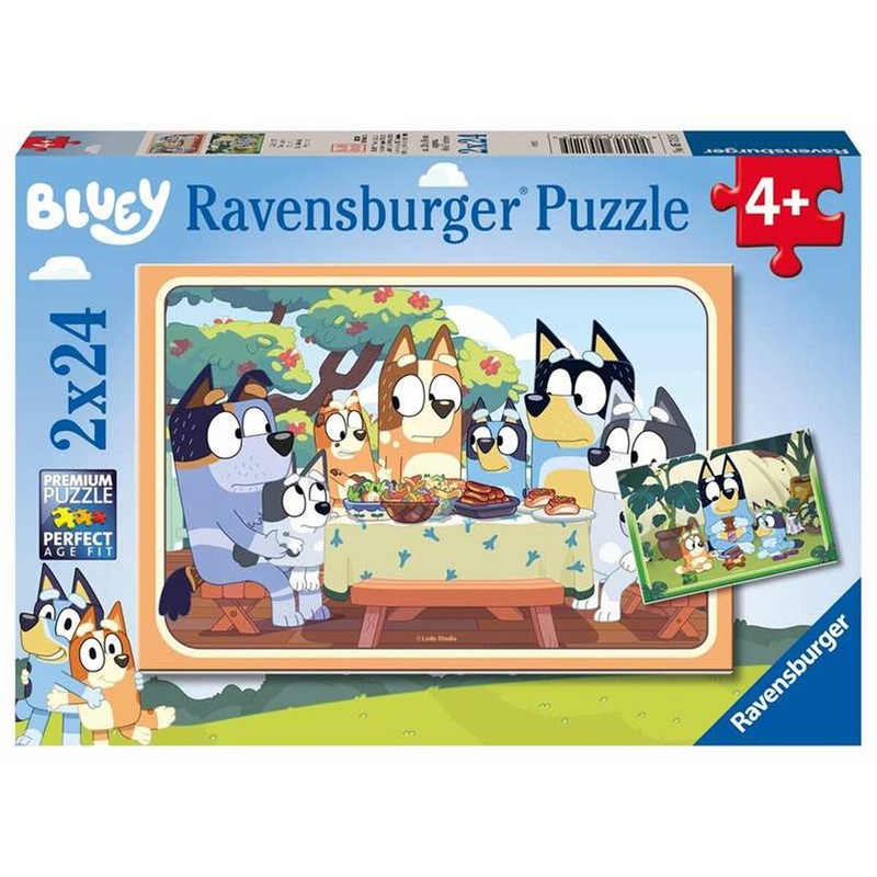 Puzzle Ravensburger Bluey de 24 piezas para niños +4 años
