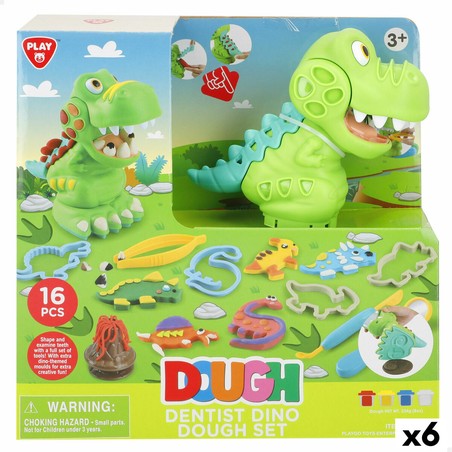 Manualidades niños con plastilina PlayGo dino dentista