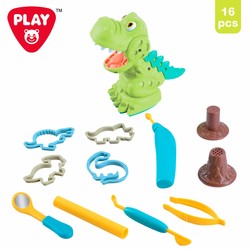 Manualidades niños con plastilina PlayGo dino dentista 2