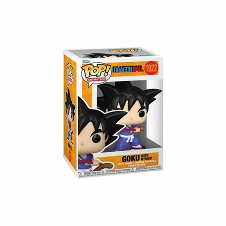 Funko Pop Dragon Ball Goku con Nyoibou, figura de vinilo original