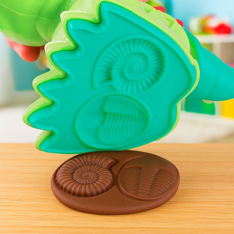 Juego de plastilina dino dentista para creatividad infantil