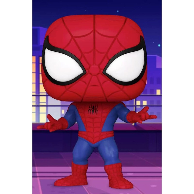 Funko Pop Spiderman, figura de acción Marvel detallada