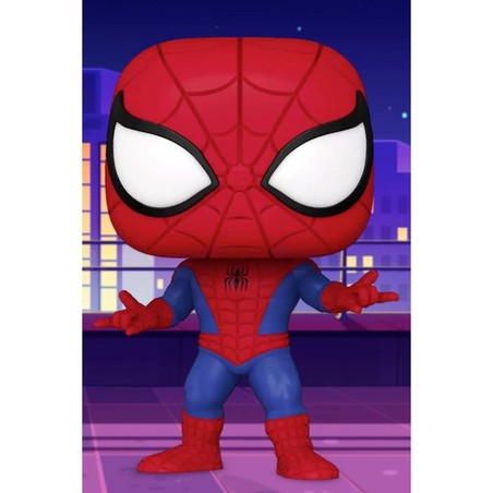 Funko Pop Spiderman, figura de acción Marvel detallada