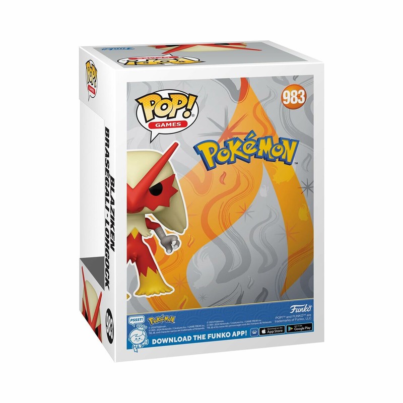 Blaziken Funko Pop de cerca, material de vinilo de calidad