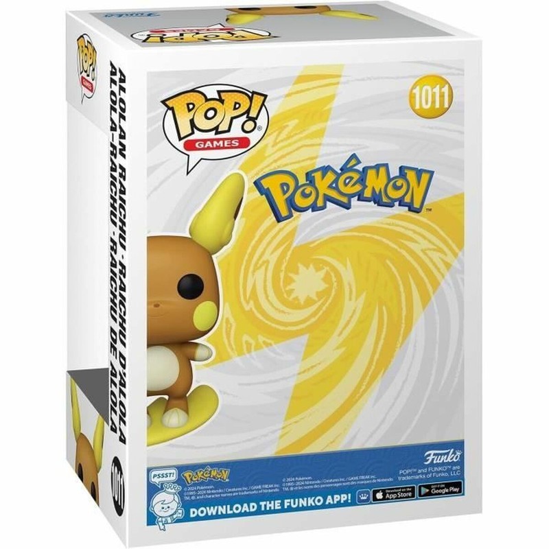 Figura coleccionable Raichu, alternativa a bloques madera ecológicos