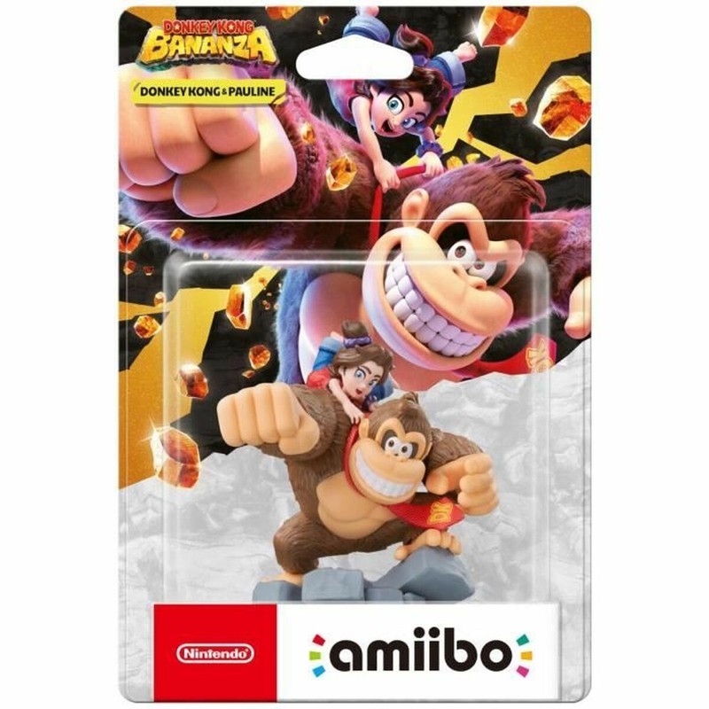 Muñeco Donkey Kong Pauline oficial Nintendo