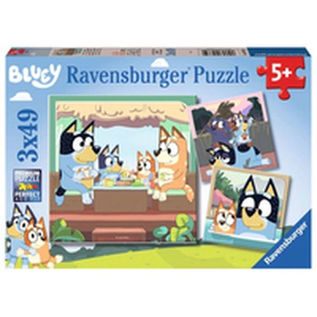 Puzzles infantiles con personajes favoritos de Bluey
