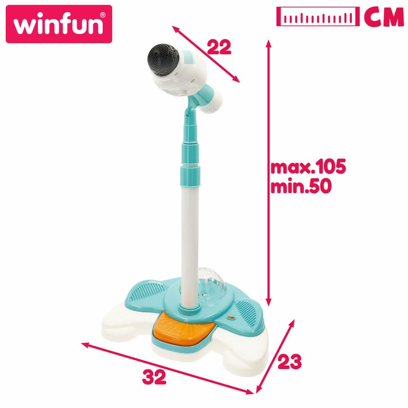 Soporte de karaoke infantil ajustable en altura para niños