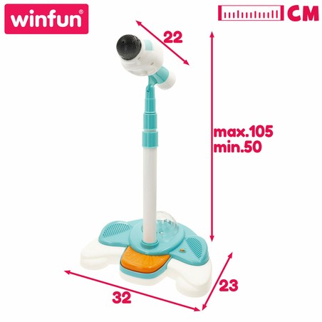 Soporte de karaoke infantil ajustable en altura para niños