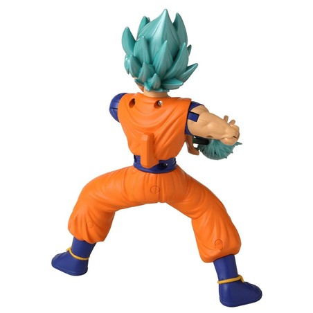 Figura Acción Dragon Ball Goku SS Blue Bandai, resistente y duradera