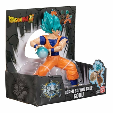 Goku Super Saiyan Blue figura de acción, Bandai original