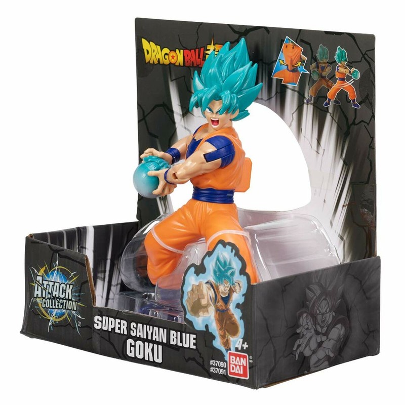 Figura Acción Dragon Ball Goku SS Blue Bandai, héroe legendario