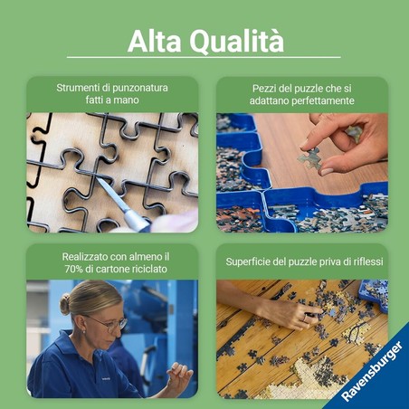 Vista detallada del puzzle, encaje perfecto