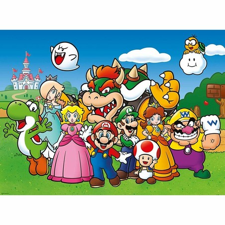 puzzle temático Super Mario para pequeños