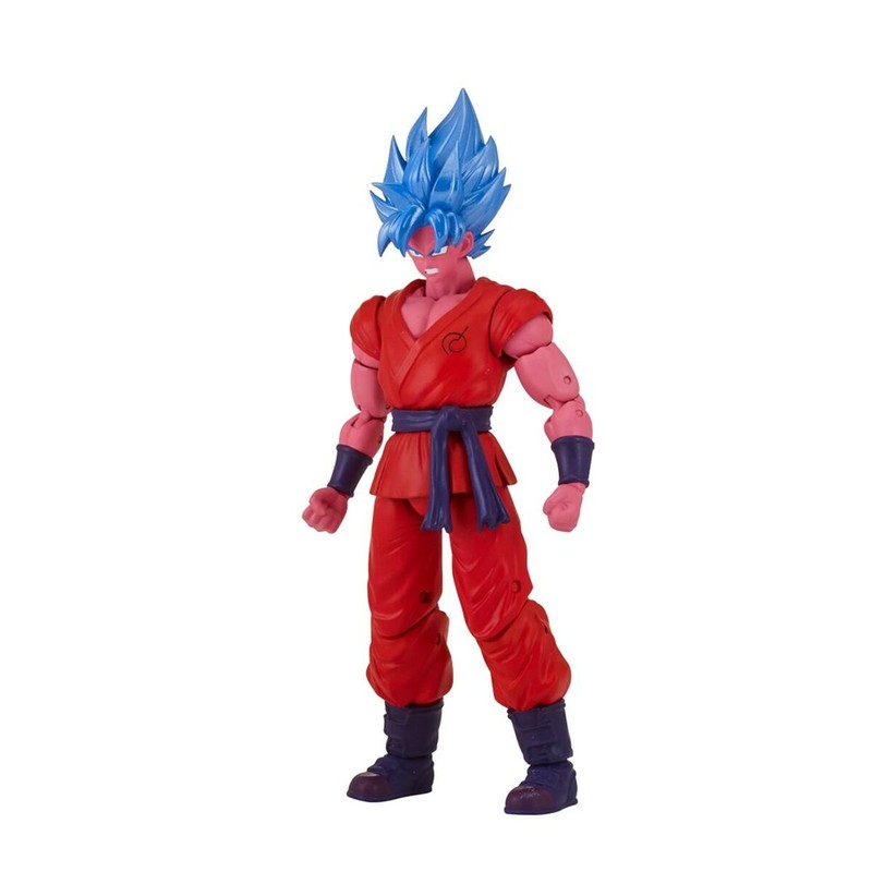 Figura Goku SS Blue Kaioken, mostrando la calidad premium de Bandai