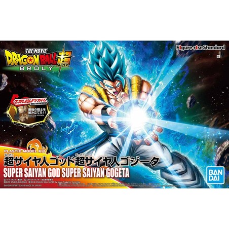 **Bloques construcción infantiles** y figura Bandai Gogeta en acción.