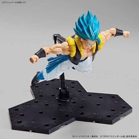 Detalle del cabello de Gogeta, una 'construcción' visual impresionante.