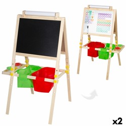 Juguetes construcción niños pizarra caballete