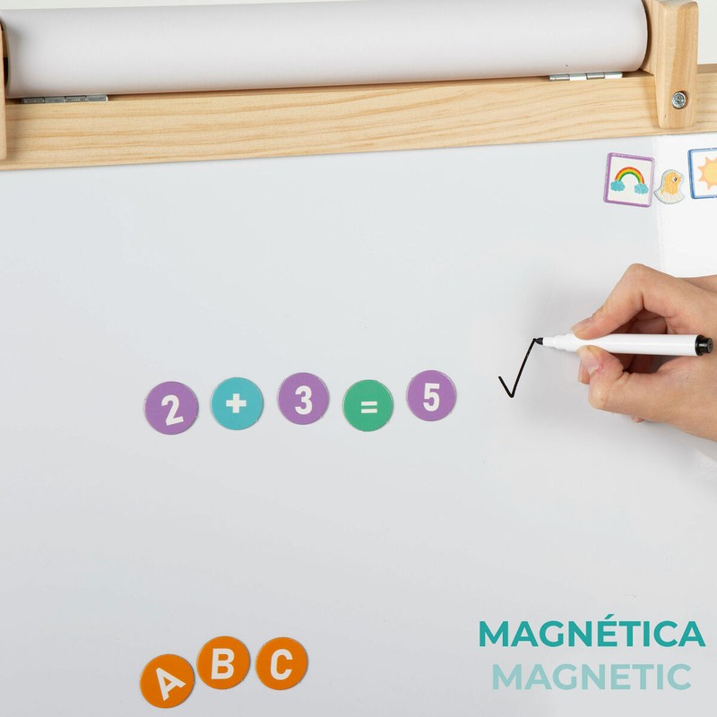 Juguete construcción motricidad fina madera