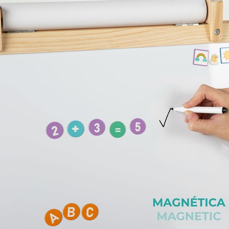 Juguete construcción motricidad fina madera