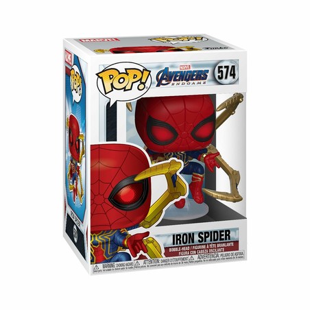 Figura de acción Iron Spider Funko Pop, duradera y de calidad