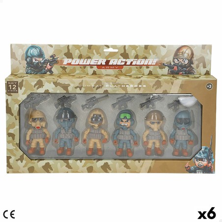 Set Soldados Juguete Colorbaby, 6 figuras de acción militar