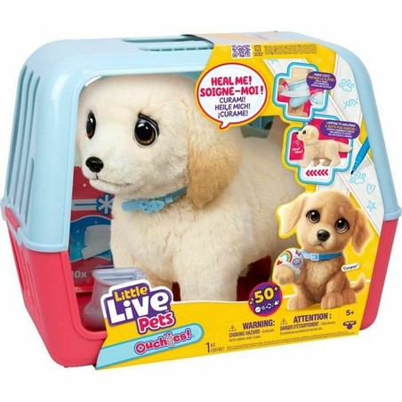 Peluche Interactivo Little Live Pets Mi Perro Ouchies jugando