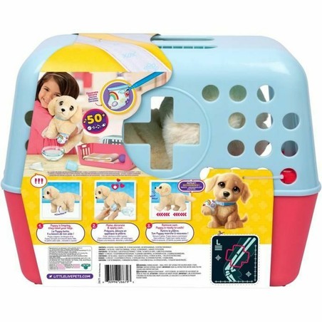 Peluche con sonidos Little Live Pets en su caja