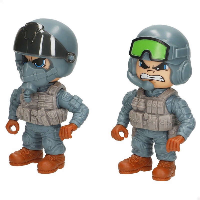 Colección figuras militares Power Action para niños 3 años